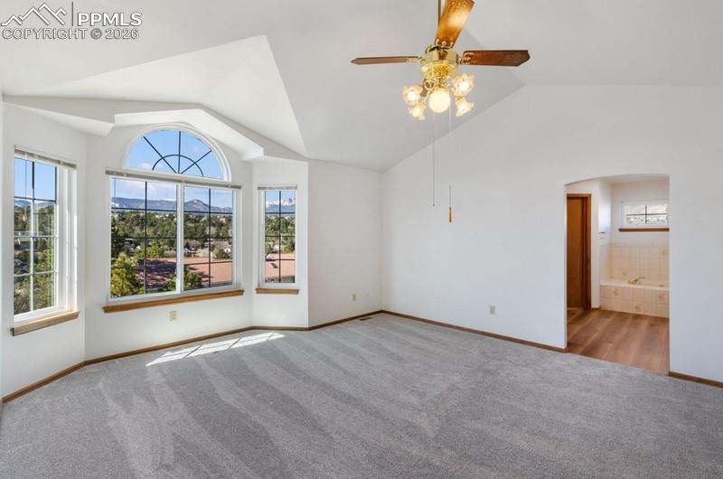 Primary bedroom with amazing views
