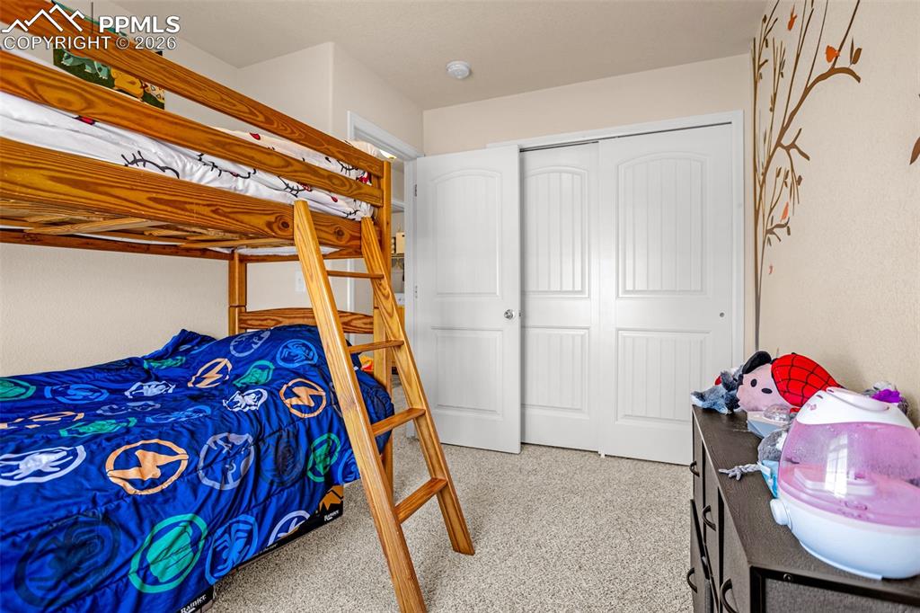 Bedroom featuring a closet