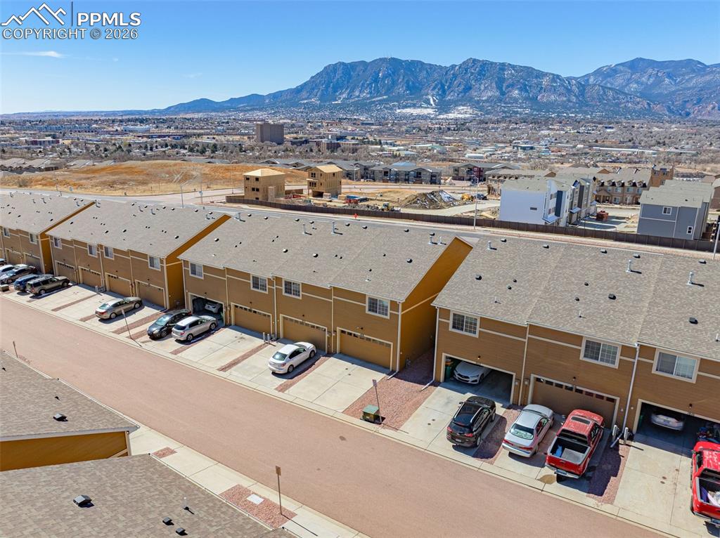 Bird's eye view of mountains