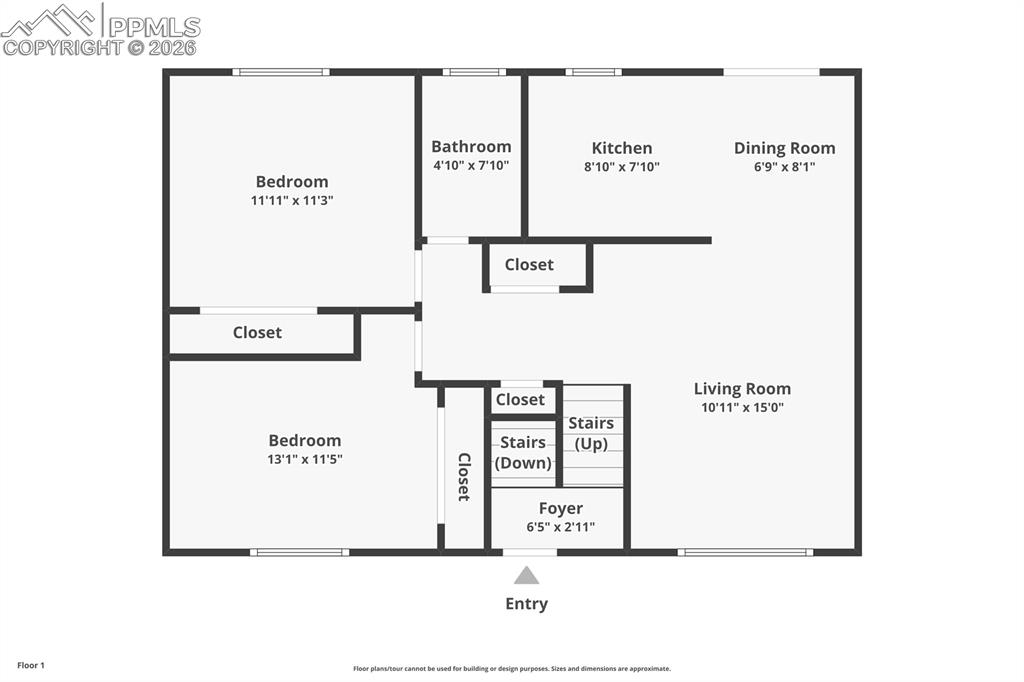View of room layout