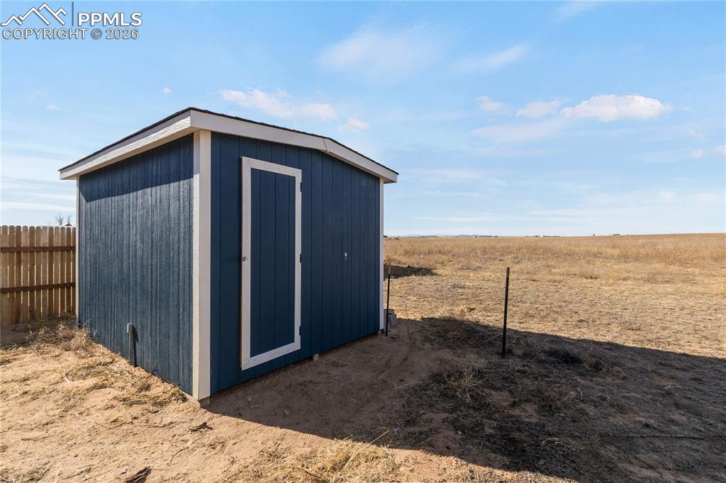 Storage Shed with electricity.