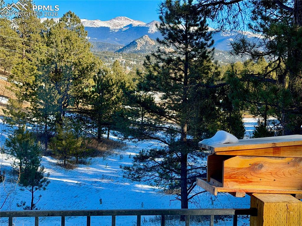 View fron Deck and Living room 