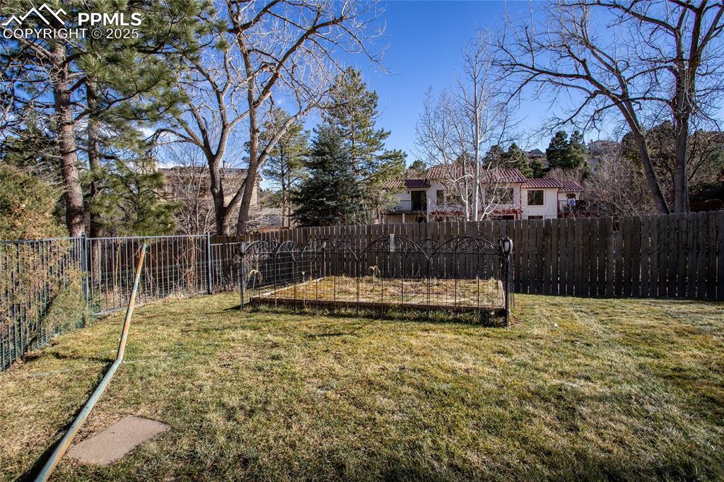 Expansive backyard fully fenced