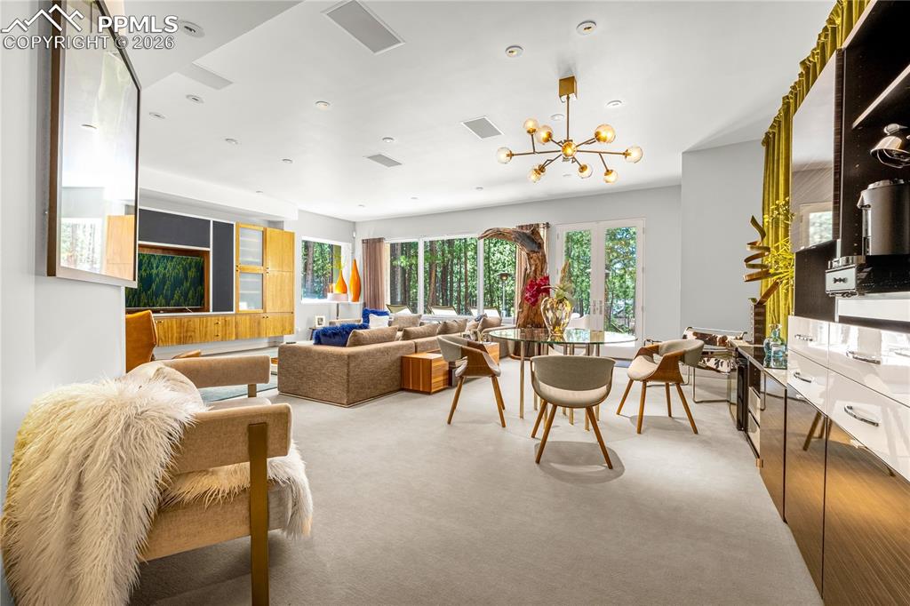 Lower level family room