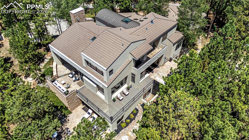 Walkways connect outdoor areas