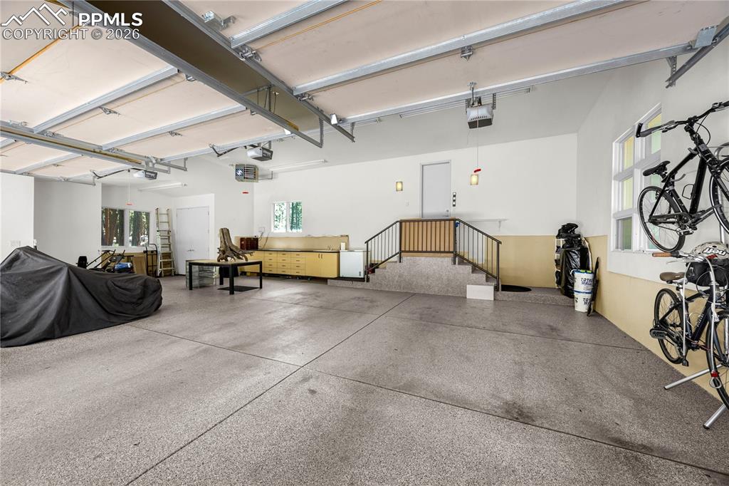 Large storage closets in garage