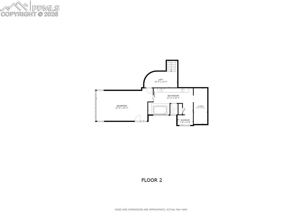 Floorplan - second level