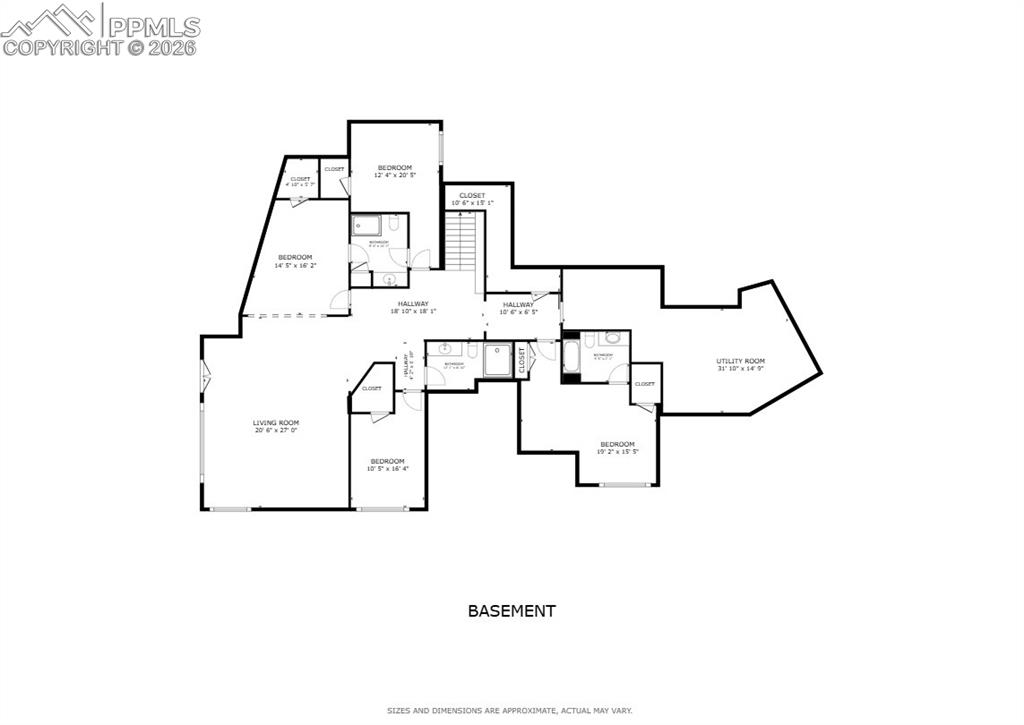 Floorplan - lower level