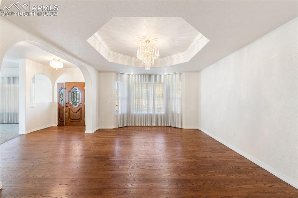 Dining room and entry