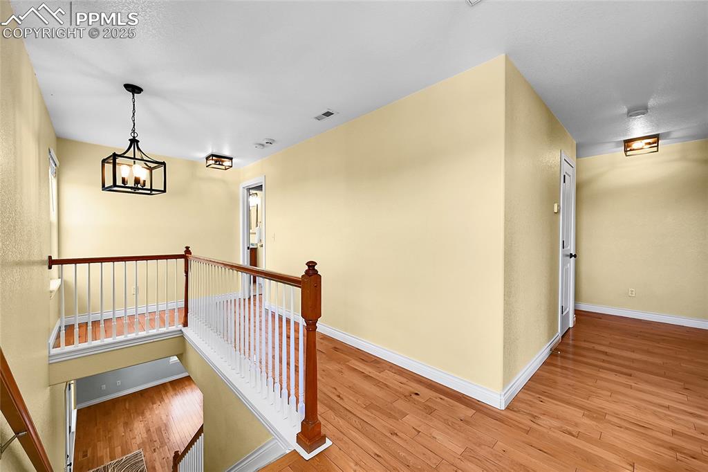 spacious second floor landing