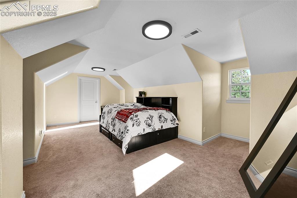 4th bedroom with huge walk in closet