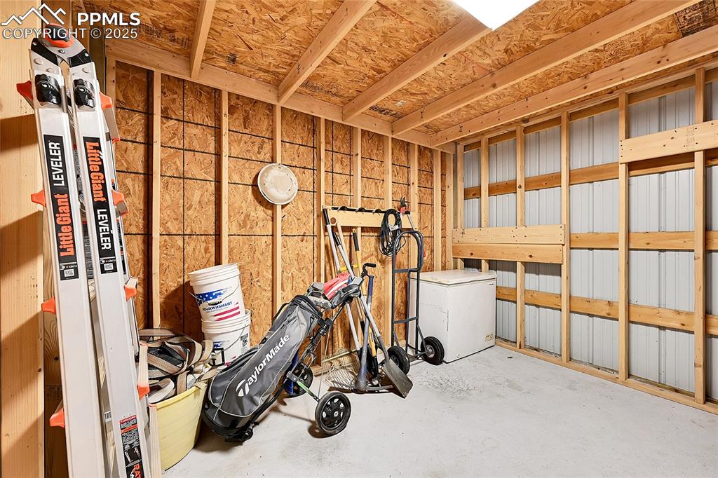 tack room or storage in barn