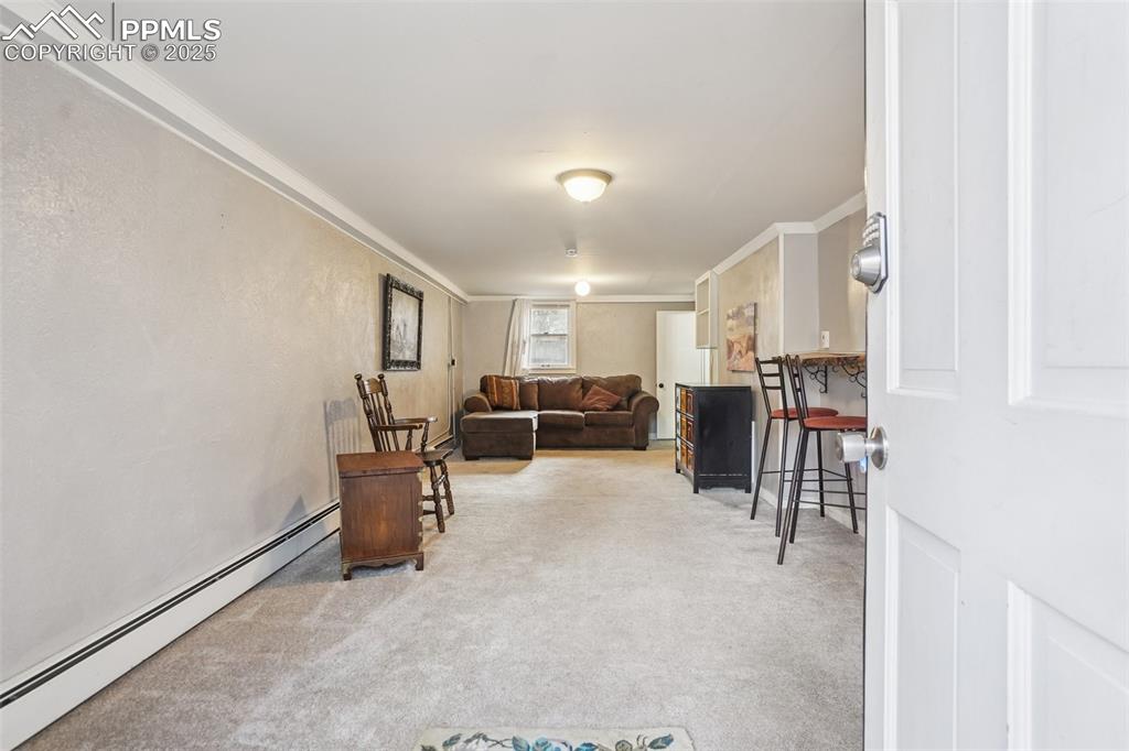 Lower level entrance