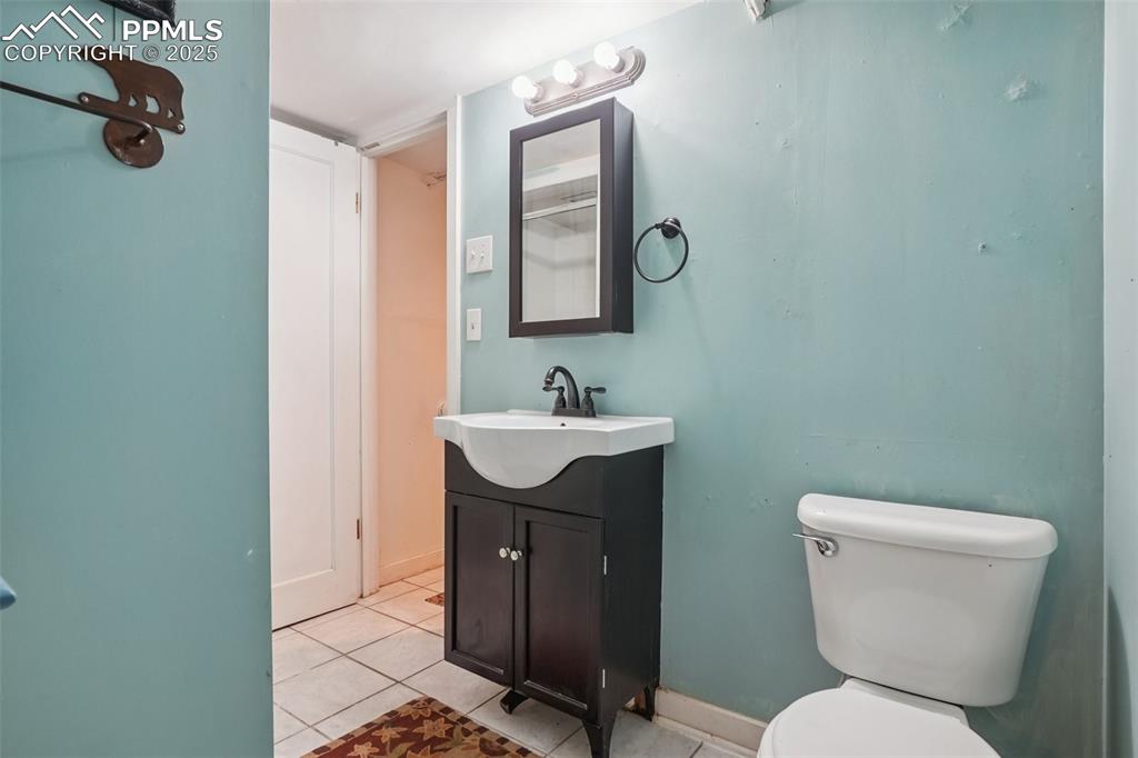 3/4 bathroom on the lower level