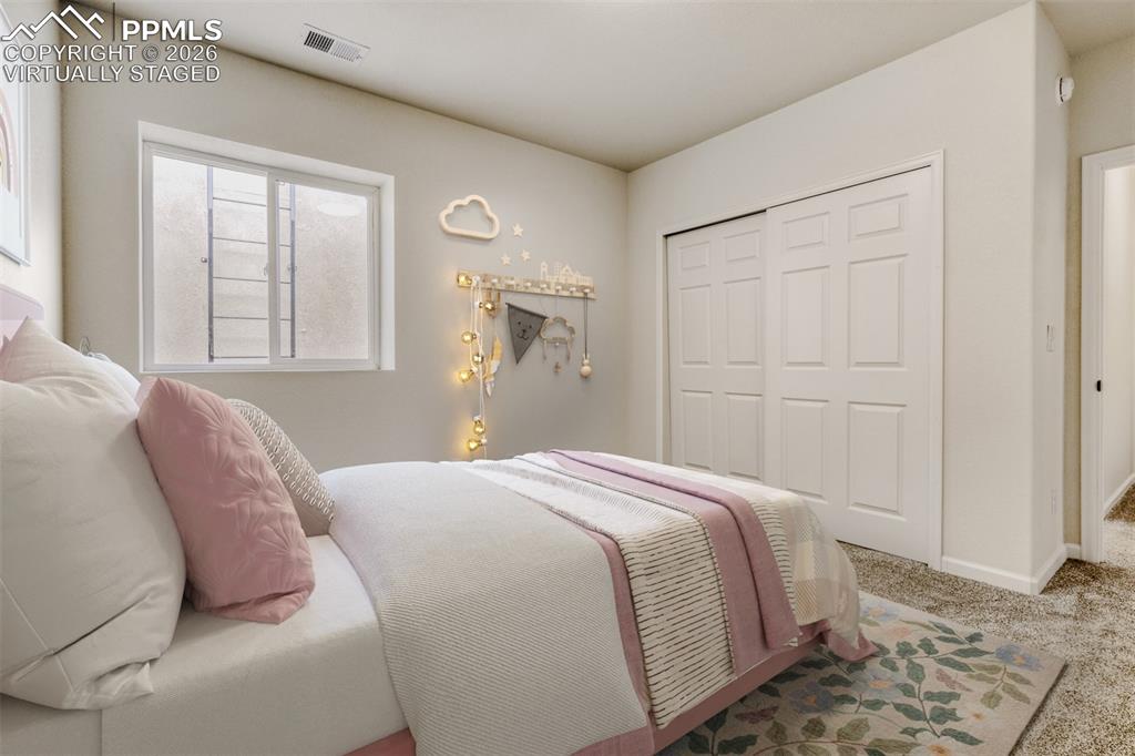 Virtually Staged Secondary Bedroom #4