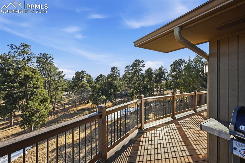 Mountain views from the huge composite deck!