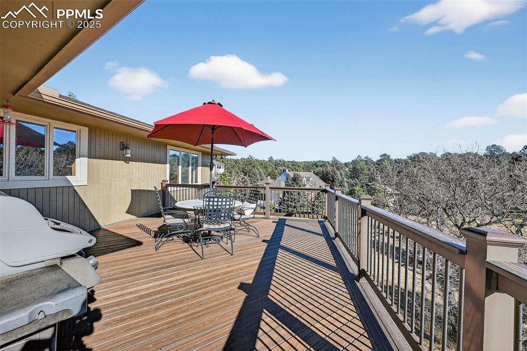 Views of the front range from the deck!