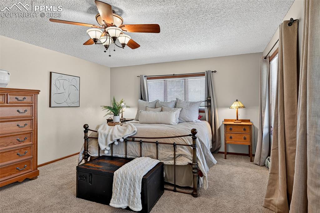 Another view of the master bedroom with views of the front range!