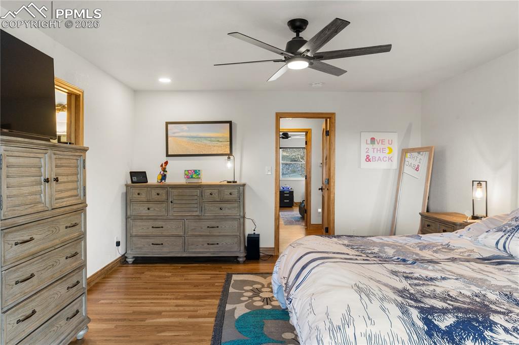 Hardwood flooring and attached 3/4 bath 