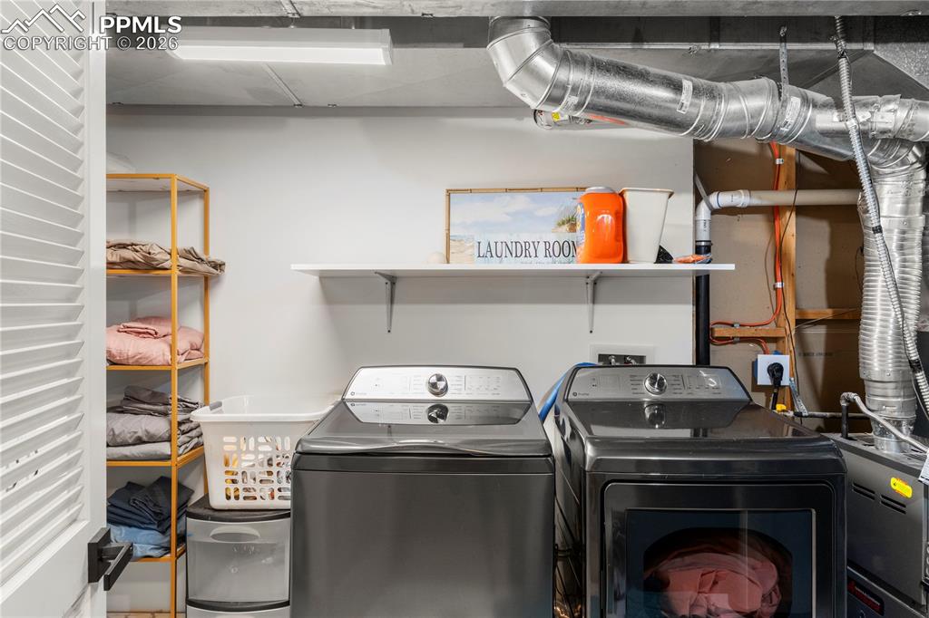 Utility and laundry located in the basement. 