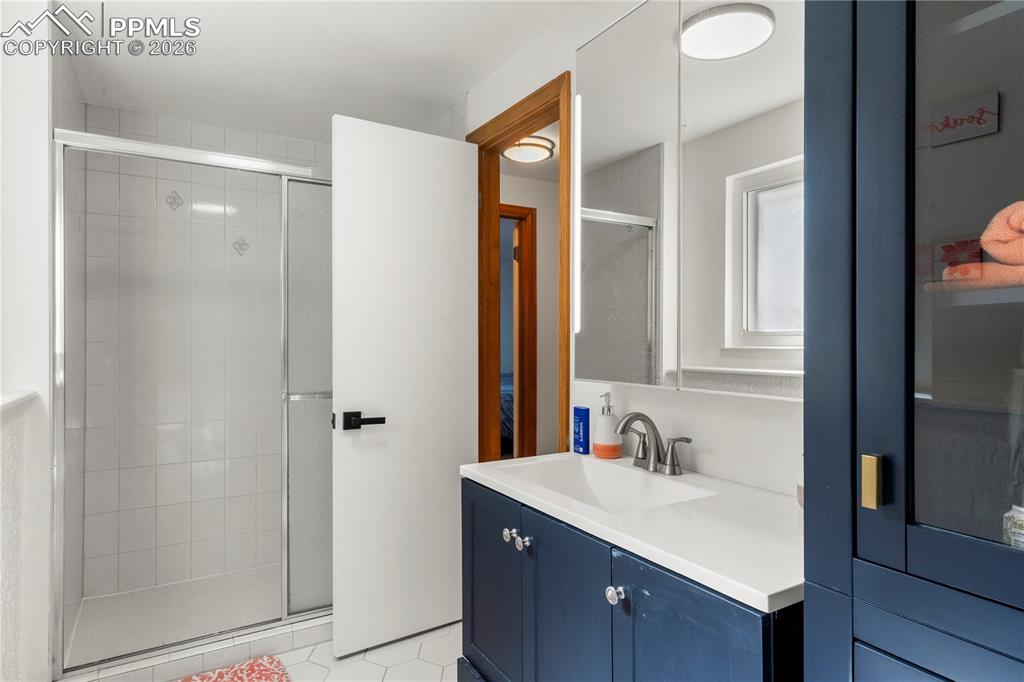 Update basement 3/4 bath. 