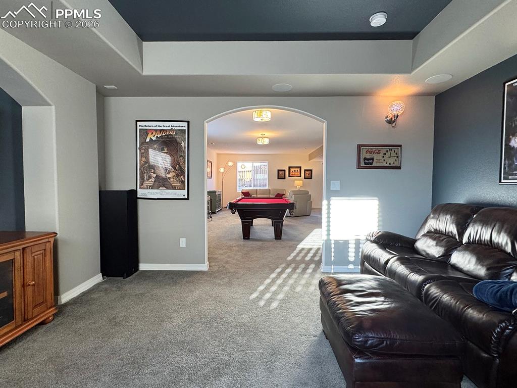 Theater room to Great room