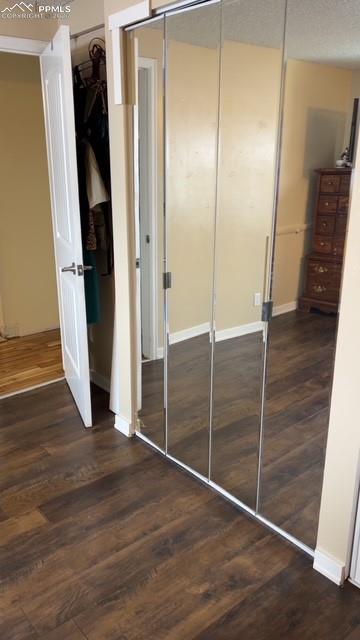 Closet in upstairs bedroom