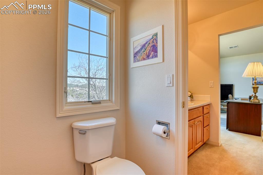 Shower/tub and toilet can be closed off and private, 