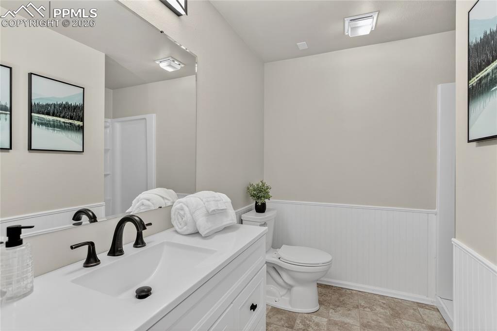 Guest bath - lower level