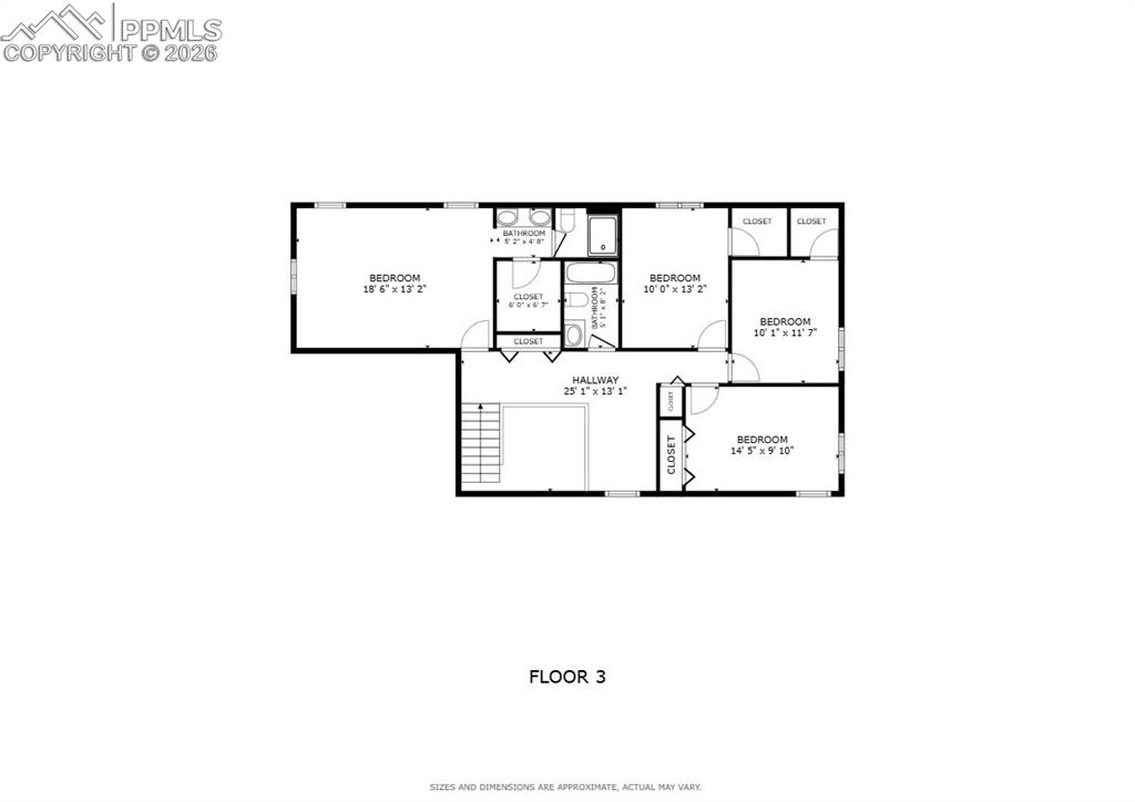 Floorplan - upper level
