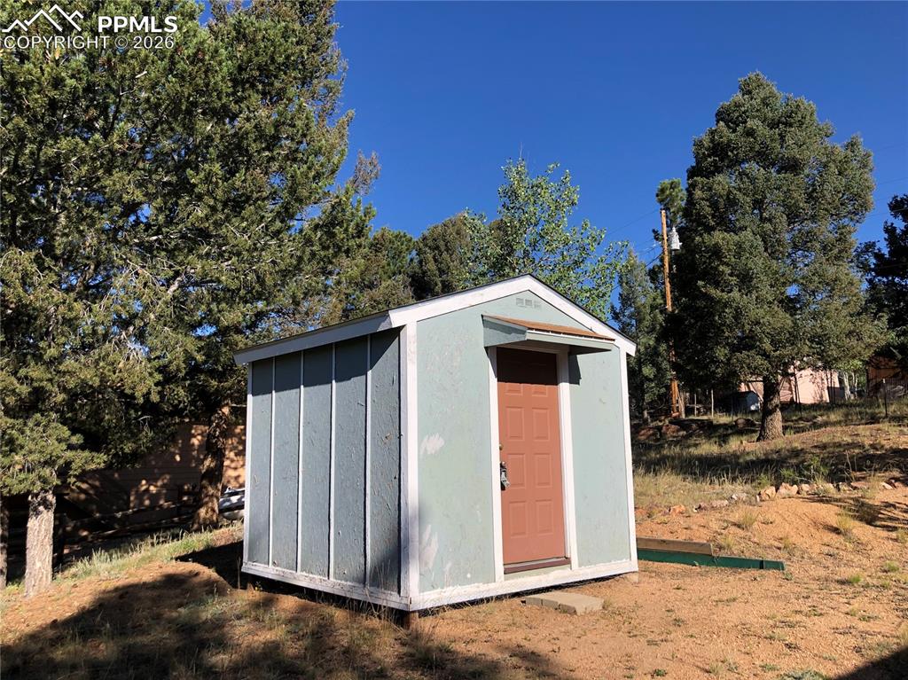 Storage Shed Included