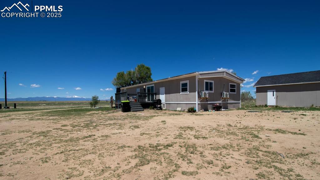 3415 Wiesner - Rear view of house with a deck