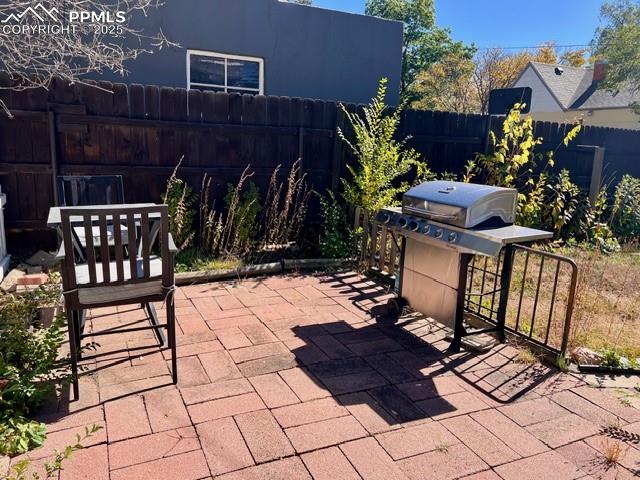 View of patio / terrace featuring area for grilling