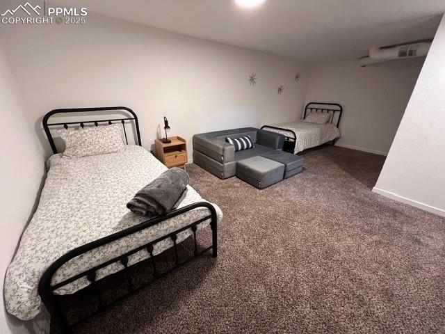 Carpeted basement bonus room