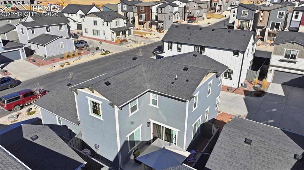 Aerial View of the home