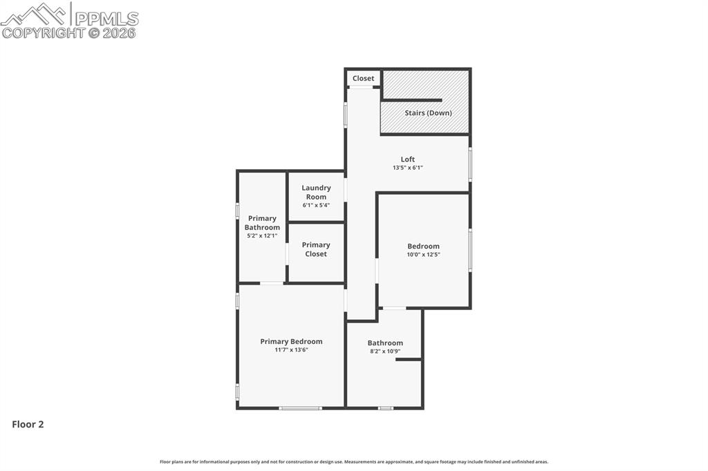 Upper Level Floor Plan