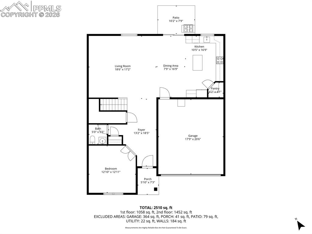 View of home floor plan