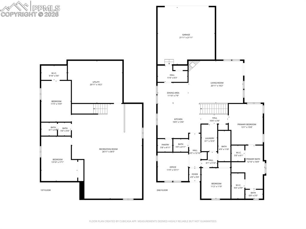 View of floor plan / room layout