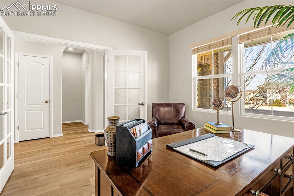 Beautiful view from the bright and spacious office