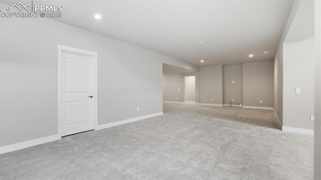 Basement Family Room.