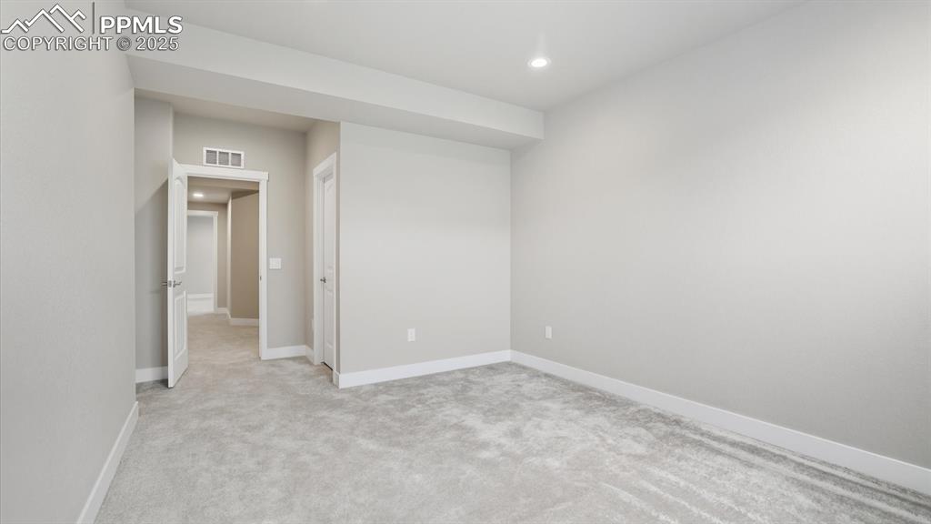 Bedroom #4 has a walk in closet..