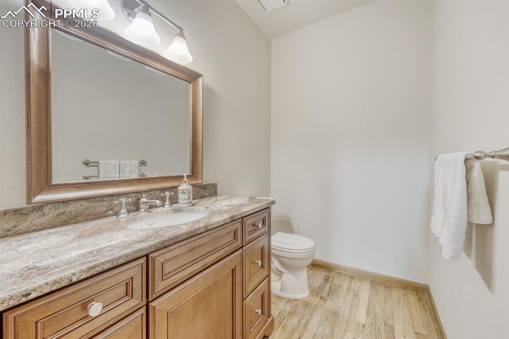 main level powder room