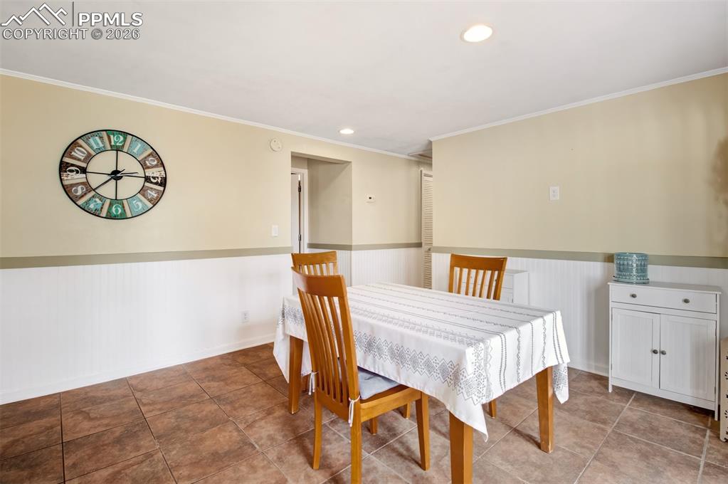 Additional view of the dining room