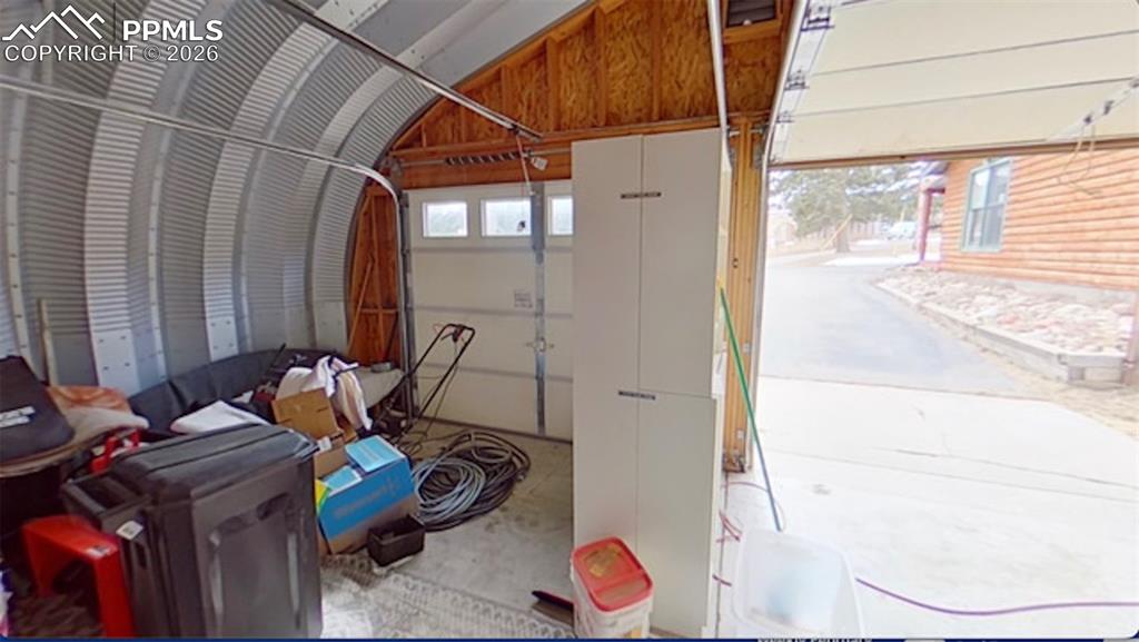 2 car garage with workshop in back