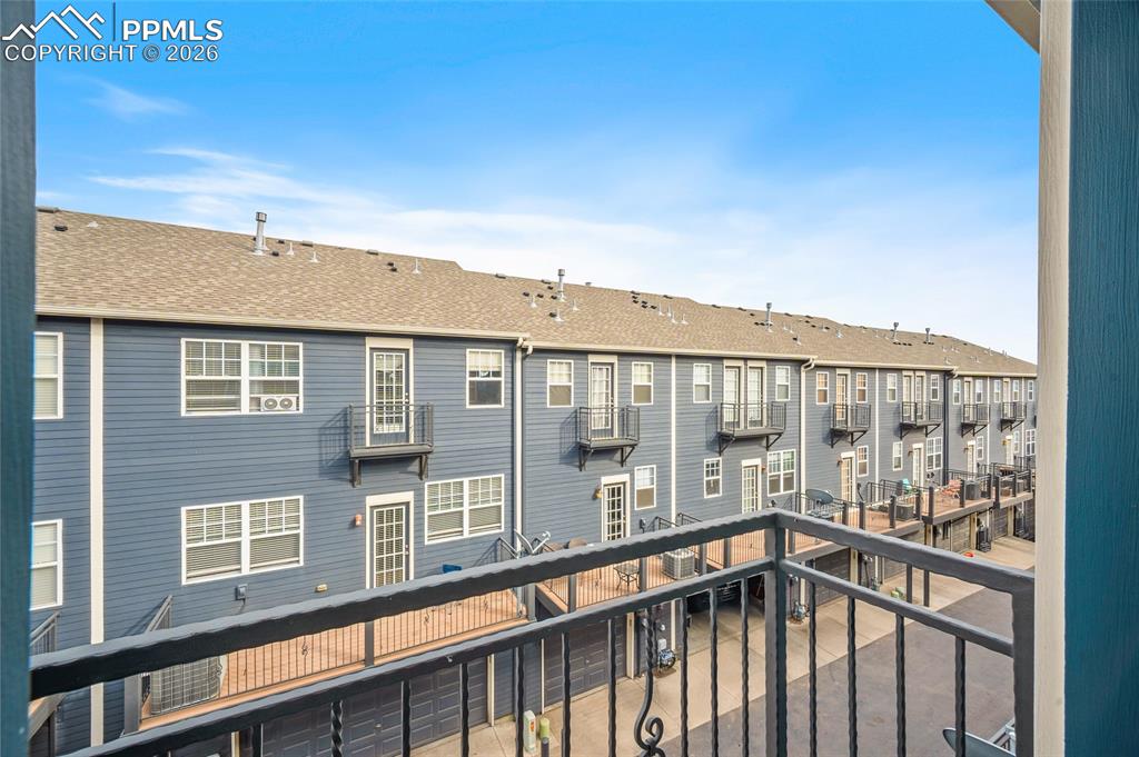 From one of the bedrooms.  