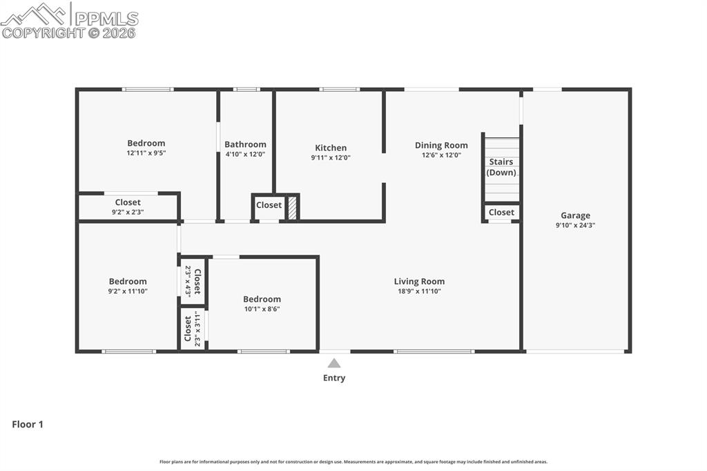 Main Level Floor Plan