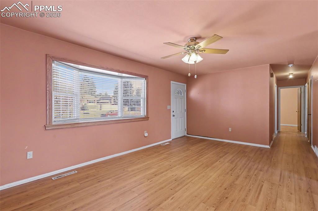 Living Room with Bay Window!