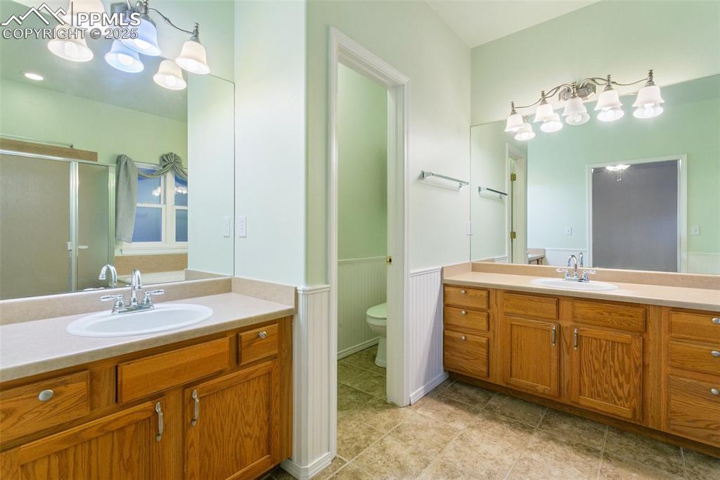 Massive master bathroom 