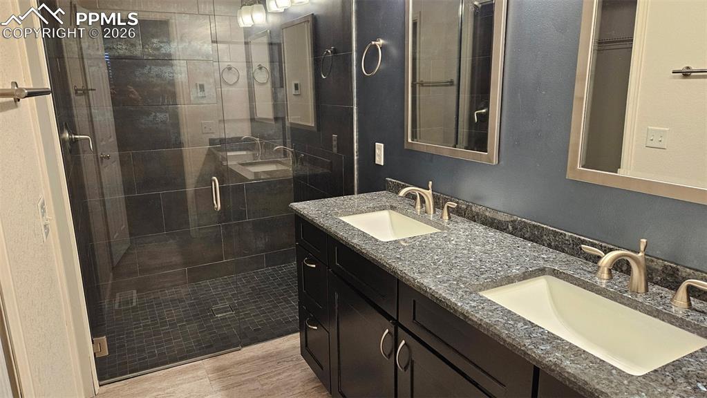 Primary Bathroom with walk in closet