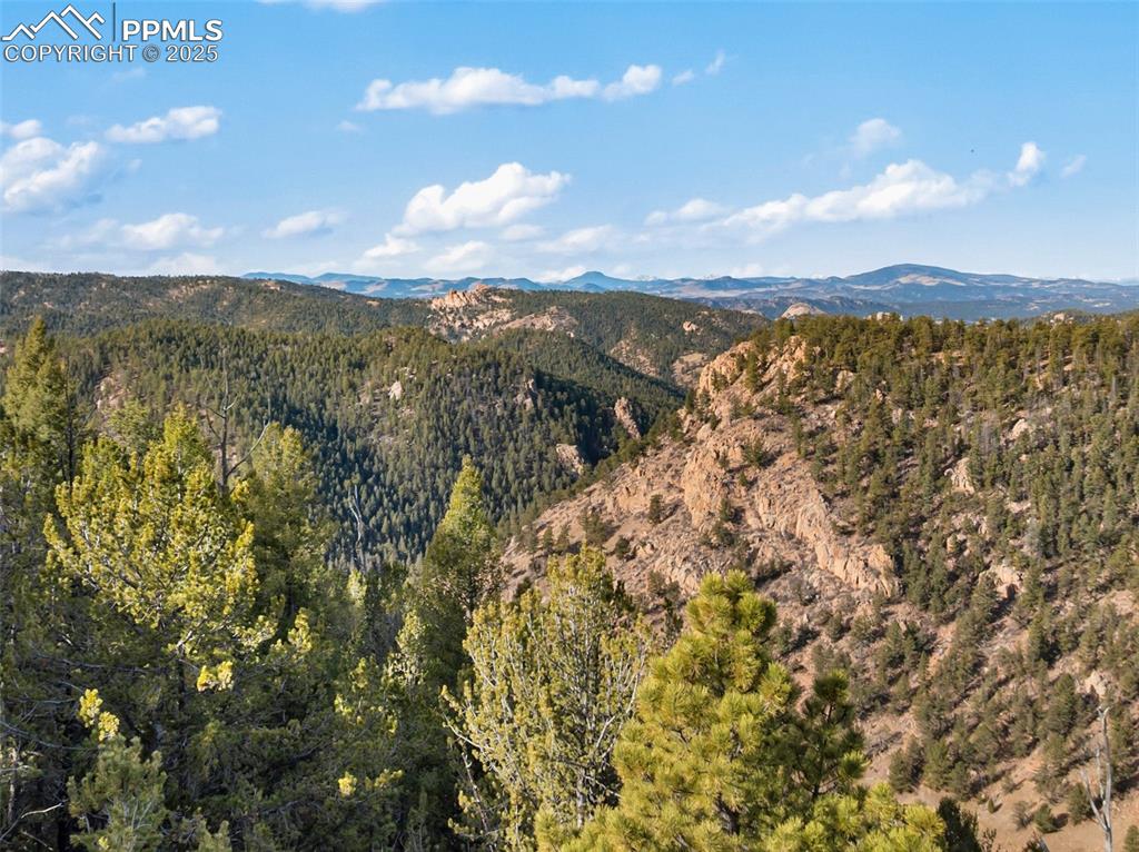 View of mountain backdrop